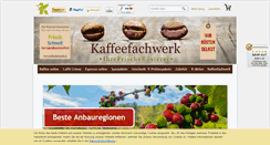 Desktop Screenshot of kaffeefachwerk.de